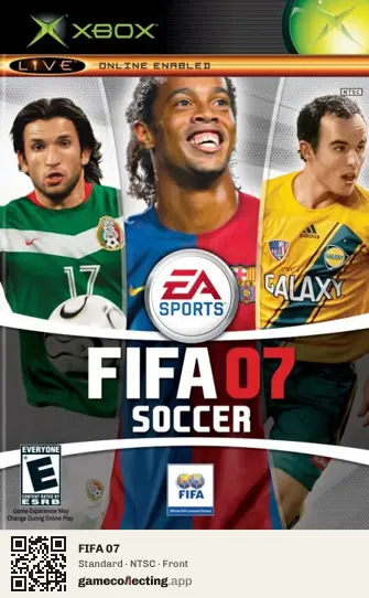 FIFA 07 Xbox, NTSC box front