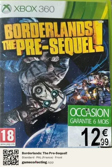 Borderlands: The Pre-Sequel! Xbox 360, France box front