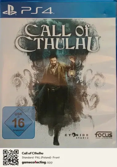 Call of Cthulhu PlayStation 4, Poland box front