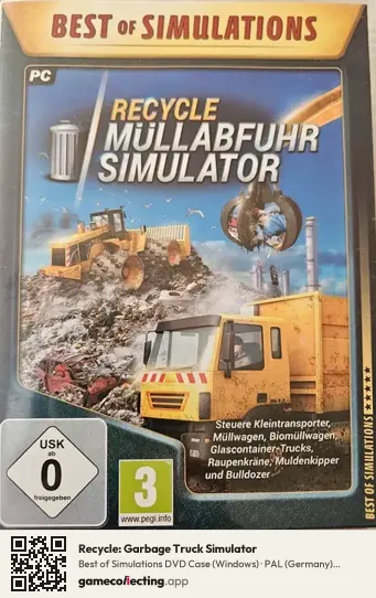 Recycle: Garbage Truck Simulator Computer, Germany box front
