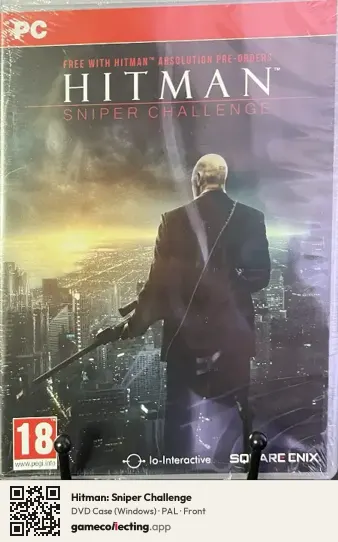 Hitman: Sniper Challenge Computer, PAL box front