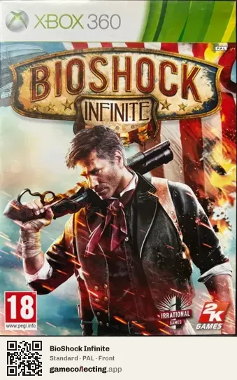 BioShock Infinite Xbox 360, PAL box front