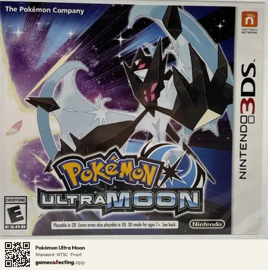 Pokémon Ultra Moon Nintendo 3DS, NTSC box front