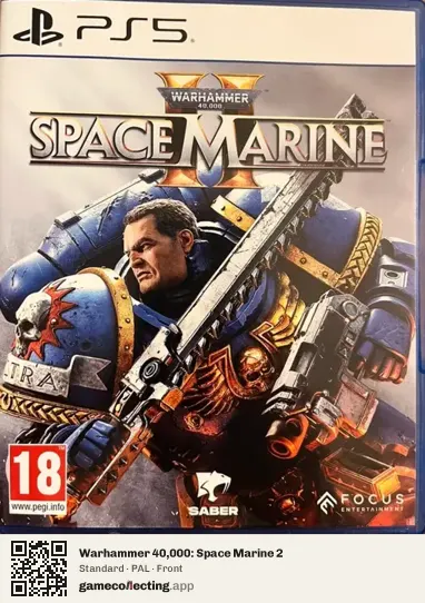 Warhammer 40,000: Space Marine 2 PlayStation 5, PAL box front