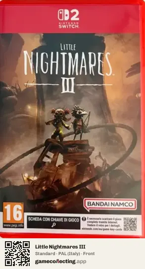 Little Nightmares III Nintendo Switch 2, Italy box front