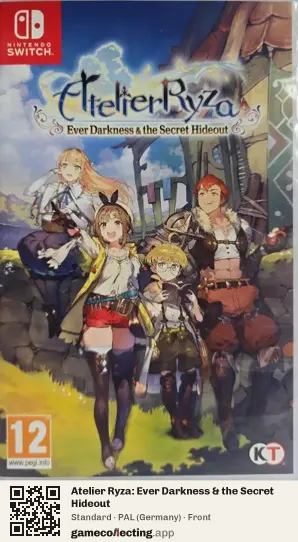 Atelier Ryza: Ever Darkness & the Secret Hideout Nintendo Switch, Germany box front