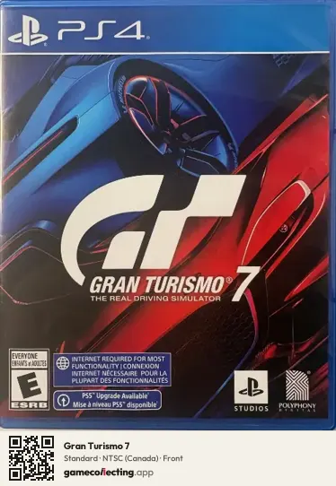 Gran Turismo 7 PlayStation 4, Canada box front
