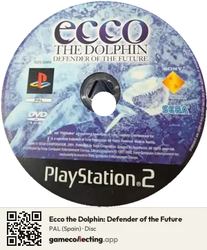 Ecco the Dolphin: Defender of the Future PlayStation 2, PAL disc
