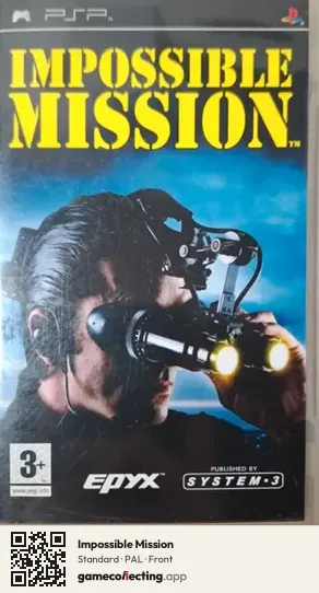 Impossible Mission PlayStation Portable, PAL box front