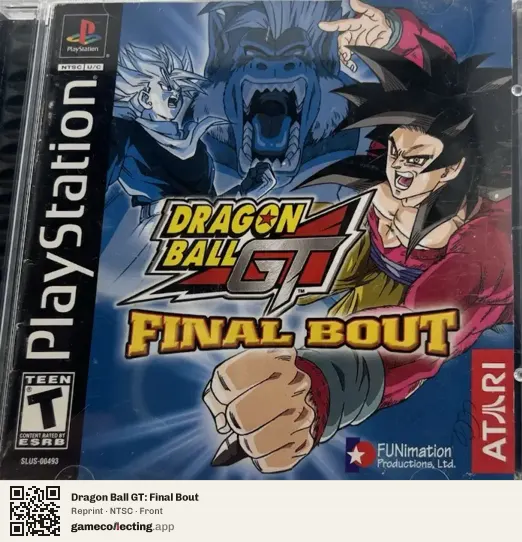 Dragon Ball GT: Final Bout PlayStation, NTSC box front