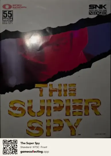 The Super Spy Neo Geo AES, NTSC box front