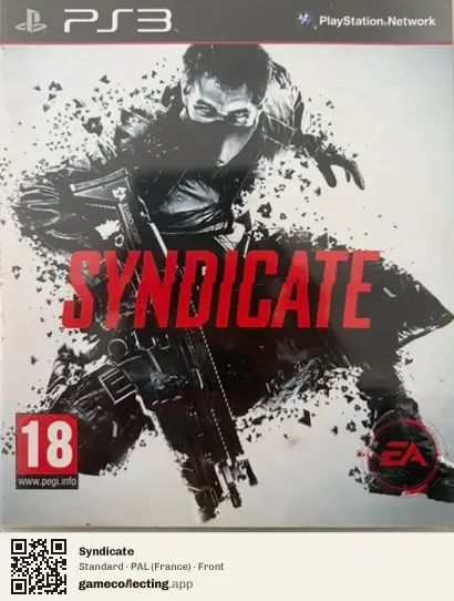 Syndicate PlayStation 3, France box front