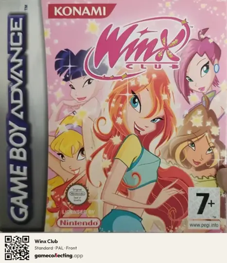 Winx Club Game Boy Advance, PAL box front