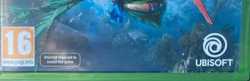 Avatar: Frontiers of Pandora, the PEGI square on its front