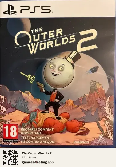 The Outer Worlds 2 PlayStation 5, PAL box front