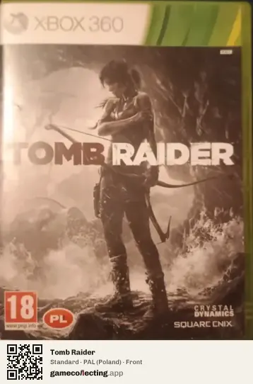 Tomb Raider Xbox 360, Poland box front