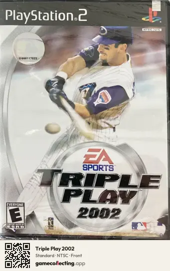 Triple Play 2002 PlayStation 2, NTSC box front