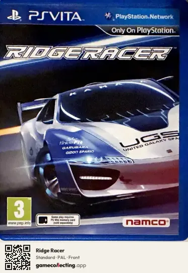 Ridge Racer PlayStation Vita, PAL box front