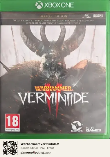 Warhammer: Vermintide 2 Xbox One, PAL box front