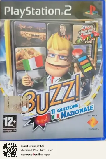 Buzz! Brain of Oz PlayStation 2, Italy box front