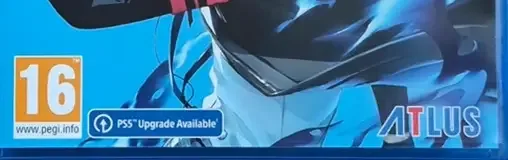 Persona 3 Reload, the PEGI square on its front