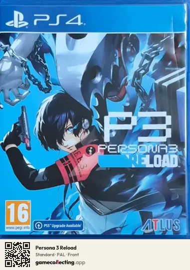 Persona 3 Reload PlayStation 4, PAL box front