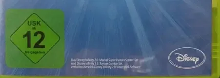 Disney Infinity 2.0, the USK square on its front