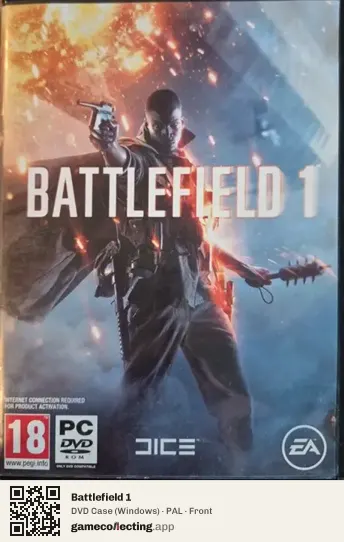 Battlefield 1 Computer, PAL box front