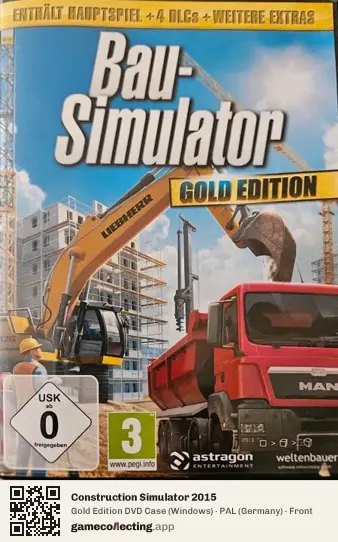 Construction Simulator 2015 Computer, Germany box front
