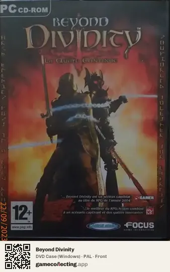 Beyond Divinity Computer, PAL box front