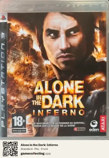 Alone in the Dark: Inferno PlayStation 3, PAL box front