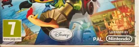 Disney Universe, the PEGI square on its front