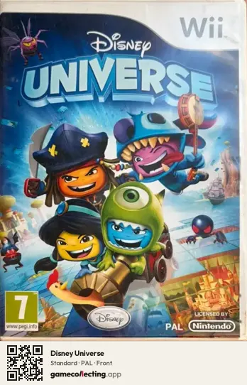 Disney Universe Nintendo Wii, PAL box front