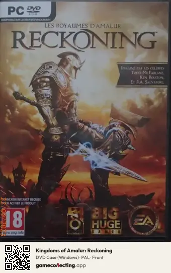 Kingdoms of Amalur: Reckoning Computer, PAL box front