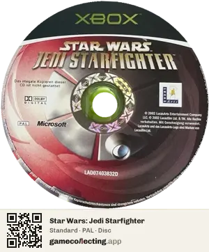Star Wars: Jedi Starfighter Xbox, PAL disc