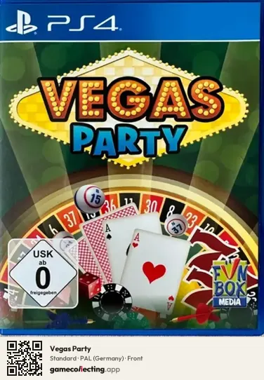 Vegas Party PlayStation 4, Germany box front