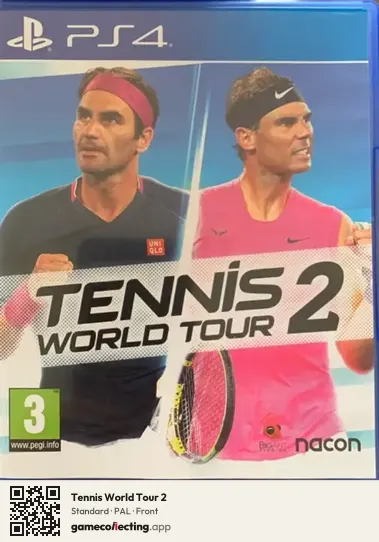 Tennis World Tour 2 PlayStation 4, PAL box front