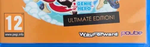 Shantae: Half-Genie Hero, the PEGI square on its front