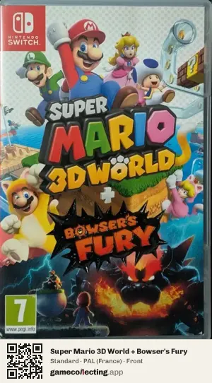 Super Mario 3D World + Bowser's Fury Nintendo Switch, France box front