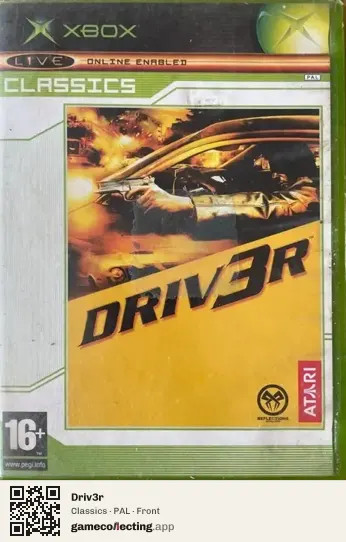Driv3r Xbox, PAL box front