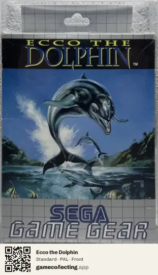Ecco the Dolphin Sega Game Gear, PAL box front