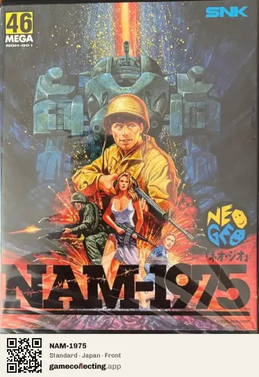 NAM-1975 Neo Geo AES, Japan box front