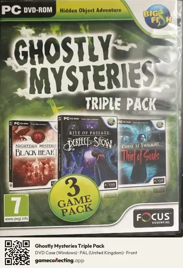 Ghostly Mysteries Triple Pack Computer, United Kingdom box front