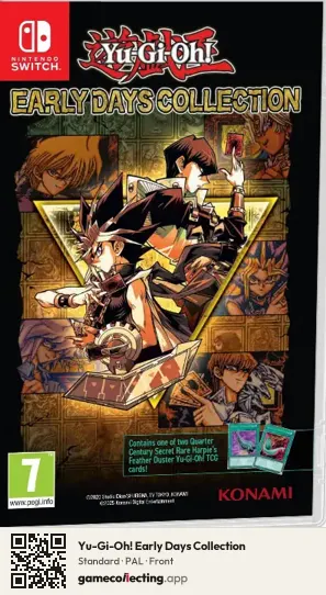 Yu-Gi-Oh! Early Days Collection Nintendo Switch, PAL box front