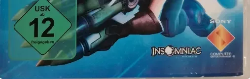 Ratchet & Clank: Full Frontal Assault, the USK square on its front