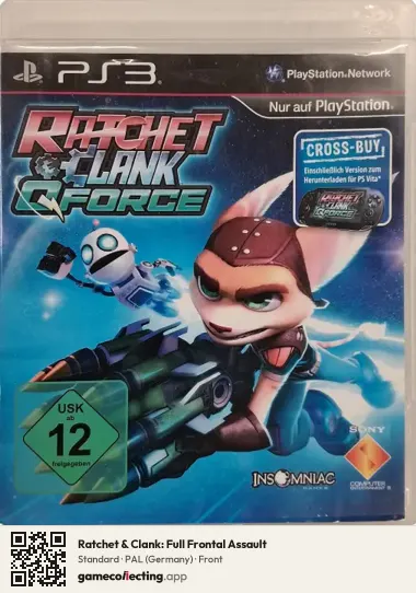 Ratchet & Clank: Full Frontal Assault PlayStation 3, Germany box front