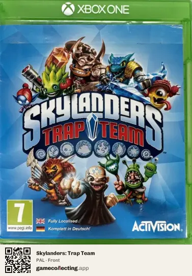 Skylanders: Trap Team Xbox One, PAL box front