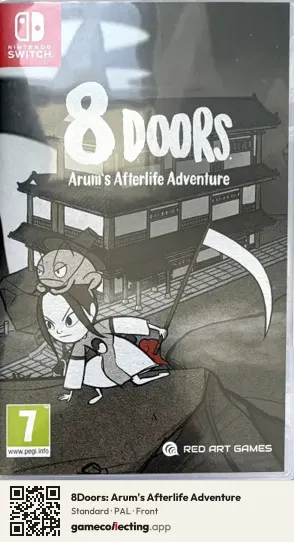 8Doors: Arum's Afterlife Adventure Nintendo Switch, PAL box front