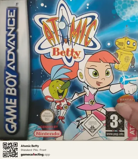 Atomic Betty Game Boy Advance, PAL box front