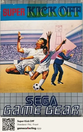 Super Kick Off Sega Game Gear, PAL box front